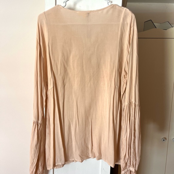 NWT - SOLITAIRE brand embroidered pink tunic - XL - Picture 4 of 8